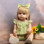 Kogu keha pehmest silikoonist taass&uuml;ndinud v&auml;ikelapse nukk m&auml;nguasi elutruu pehme puudutusega nukk kingitused lastele m&auml;nguasjad 50cm