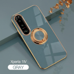 Luksuslik kattega silikoonist magnetr&otilde;nga hoidja telefoni&uuml;mbris Sony Xperia jaoks 1 5 10 III IV V ACE II p&otilde;rutuskindel elektriga kaetud kate For Xperia 10 IV