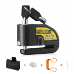 Mootorratta sissemurdmisalarm lukk veekindel jalgrattaalarm 110db hoiatus Turvalukk Moto ketaspiduri tabaluku tarvikud kollane