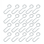 Vastupidavad metallist S-konksud kardinapuude jaoks Mugav ja mitmek&uuml;lgne kardinakinnitus metallist S-kujuliste kardinakonksudega