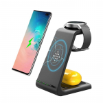 3 IN 1 15W Fast Wireless Charger Station Charging For Samsung Watch Galaxy Buds iPhone Huawei induction Wireless Chargers For Samsung Watch must
