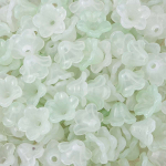 500g Akr&uuml;&uuml;l Kellukalille Helmed Gradient AB V&auml;rviline Amulett Trompetlille Ripats DIY Ehtevalmistamiseks K&otilde;rvar&otilde;ngaste Tarvikud 12x7mm 500g lilla