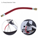 Kaasaskantav MTB / maanteeratta t&auml;ispuhuja pikendustoru koos pumba adapteri komplekti ventiiliga 1PC