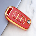 Renault Kwid 2023 Kadjar Captur Megane Sandero Stepway Logan Clio 5 2022 Arkana 2020 2021 TPU auto klappv&otilde;tme korpuse kaane korpuse jaoks punane