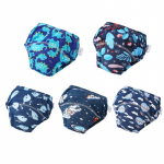 5 tk beebi puuvillasest riidest m&auml;hkmetega treeningp&uuml;ksid imikute tualett-treeningp&uuml;ksid poistele ja t&uuml;drukutele suvised m&auml;hkmed lekkekindlad ja veekindlad M tumesinine v&auml;rv