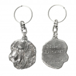 Golden Retriever - Silver-plated pendant with a dog in a decorative box, handbag decoration, backpack pendant by Art-Dog brand