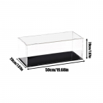 L&auml;bipaistev akr&uuml;&uuml;lvitriin Hoiukast Kuubik Koguge kokku tolmukindel vitriin kogumisesemete jaoks Tegevusfiguurid M&auml;nguasjad Lauaarvuti panipaik 50*20*20cm