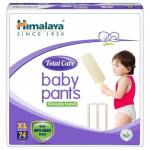 Himalaya Total Care beebip&uuml;kste m&auml;hkmed, X-Large (XL), 74 Count, (12-17 kg), L&ouml;&ouml;bevastase kaitsekihiga, siidiselt pehme sisekihiga