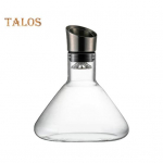 Klaasist veinikarahvin koos aeraatoriga roostevabast terasest filtriga 12-kanaliline &otilde;hutus 1600 ml mahutavusega k&auml;sit&ouml;&ouml;na valmistatud punase veini karahvin veinipudelite jaoks A