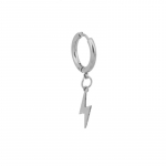Lightning Bolt V&auml;ikesed Huggie Hoop k&otilde;rvar&otilde;ngad roostevabast terasest punki isikup&auml;rastatud must v&auml;lklamp Thunder Dangle Drop k&otilde;rvar&otilde;ngad unisex meestele naistele