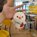 Plush v&otilde;tmehoidja armas pardi ripats nukk, pehme t&auml;idisega looma v&otilde;tmehoidja kott rippuvad amuletid kaunistus auto v&otilde;tmetarvikud