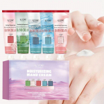 5 hand creams, moisturizing, hydrating, whitening, anti-drying, small hand creams, portable, refreshing and non-greasy gift box 5pcs