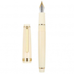 Suure tindimuunduriga kompaktse suurusega kaasaskantav sileda kirjutuspliiatsi kirjatarbed kingitus valge