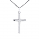 LEA &; ARTHUR - Laste ripats LIHTNE V&Auml;IKE RISTI motiiv - roodiumiga kaetud 925 sterling h&otilde;be