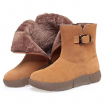 Naiste lumesaapad Ehtsast nahast naturaalsest villast naiste talvesaapad Suured kiiluga soojad naiste papud 34