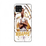 Coque Maniacase pourSamsung Galaxy A22 5g Kylian Mbappe Real Madrid wallpaper celebration