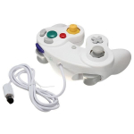NEUFU Manette console G163 classique vibrante analogique nintendo wii gamecube Blanc