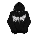 Grunge t&otilde;mblukuga kapuuts T&auml;navar&otilde;ivad Kirjatr&uuml;kiga pikkade varrukatega dressipluusid gooti punk Y2k s&uuml;gistalv naiste kapuuts Naiste topid S