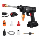 2000W 90bar k&otilde;rgsurve autopesuri veep&uuml;stolid kaasaskantav juhtmeta survega autopesumasina puhasti reguleeritav otsik 1*Battery