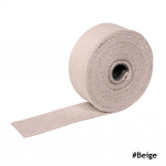 5M rull-klaaskiust soojuskaitse, mootorratta v&auml;ljalasketoru p&auml;istoru soojusm&auml;hislint soojuskaitse v&auml;ljalasketoru isolatsioon valge