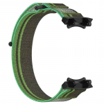 Nailonist aasrihm Huami Amazfit T-REX 3 spordik&auml;ev&otilde;ru jaoks, asendus k&auml;ev&otilde;ru Huami Amazfit T-REX 3 kellarihmad For Amazfit T-REX 3 roheline