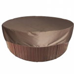 &Uuml;mmargune vannikate V&auml;lis UV-vastane kaitse Spa mullivanni tolmukindlad veekindlad katted UV-vastased materjal veekindel Tugev ja vastupidav 190X30cm
