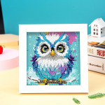 Isetegemise teemantmaalikomplekt multika loomapilt kristallvesi teemanttikand s&uuml;nnip&auml;evakaunistus kingitus rimless