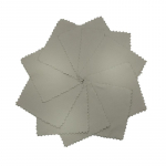 50 tk h&otilde;bedane poleerimislapi puhastusvahend ehete puhastuslapiga tuhmumisvastane t&ouml;&ouml;riist hall v&auml;rv