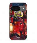 Coque - MANIACASE - Google Pixel 9 - Souple - Noir - Scuderia Ferrari F1 officiel