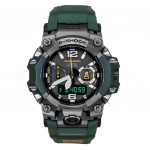Casio G-Shock Master Of G-Land Mudmaster Analoog-Digitaalne Nutitelefoni &Uuml;hendus Must Tihvt P&auml;ikeseenergia GWG-B1000-3A 200M Meeste Kell must