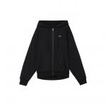 Nike Solo Swoosh t&auml;ispika lukuga mitmek&uuml;lgne kapuutsiga jakk Meeste jakk Must FZ1165-010 2XL