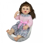 55 cm pestav elutruu pehme k&auml;sitsi maalitud simulatsioon Baby Reborn Doll Lapsed saadavad m&auml;ngunuku Girl