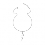 Naiste kaelakee Madu ripats, reguleeritav pikendatud ketiga Vintage Lady Clavicle kuld