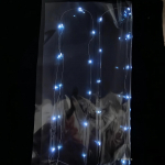 1 tk mitmeotstarbeline lillede pakkepaber tsellofaanist LED-kimpude pakkimine LED-valgusega veekindel kollane