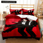 3D Anime Jujutsu Kaisen Digitr&uuml;kk Pol&uuml;ester Voodipesukomplektid Kattekomplektid Poistele Tekikate Komplekt Teismelistele Voodipesu Komplekt Kodutekstiilid EU single(135x200cm)