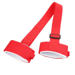 Talvine suusarihm kaasaskantav suusk kahe lauaga fikseeritud rihmaga k&auml;eshoitav rula fikseeritud selja &otilde;larihm One Size must