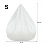 Lazy diivani kate Tugevad toolikatted ilma t&auml;itematerjalita Linasest riidest lamamistooli istme kott Pouf Puff Couch Tatami elutoa kott