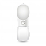 Kaasaskantav koerte veepudel v&auml;ikestele suurtele koertele kauss &otilde;ues jalutamiseks kutsikale lemmiklooma reisimiseks veepudel kassi joogikauss koeratarbed 300ml-PET valge