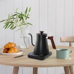 Gooseneck Electric Kettle Coffee for Outdoor Camping Picnic black