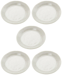 Mino Ware Natural White lauan&otilde;ude komplekt, n&otilde;ud, taldrikud, n&otilde;ud, komplekt 5, l&auml;bim&otilde;&otilde;t 14 x k&otilde;rgus 2,5 cm, Jaapani lauan&otilde;ud, mikrolaineahjus ohutu, n&otilde;udepesumasin white