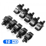 10 tk auto juhtmestiku kinnitusdetailide marsruut Fikseeritud kinnitusklamber, gofreeritud toruside, kaabliklamber, &otilde;litoru tala vooliku kronstein