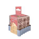 Tampon bois + d&eacute;coupoir pour biscuit fleur