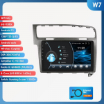 Hizpo Hizpo 10.1 Carplay 4G 2 Din Android 13 Autoraadio Volkswagen Golf 7 2013 - 2017 jaoks Must Hall Videos&uuml;steem GPS DSP Intelligentene Autoradio RDS W7 G 8Core 6G 128G