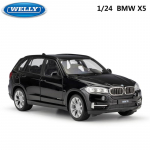 BMW X5 WELLY 1/24 M&otilde;&otilde;tkavas Valatud M&auml;nguauto K&otilde;rge Simulatsiooniga Mudel Klassikaline Maastur Metallisulamist M&auml;nguauto Lastele Kingitused Kollektsioon must