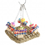 Lind Mererohu Kiik M&auml;nguasjad Ohutu Hammustuskindel Leevendab Igavust Mererohust Kootud V&otilde;rkkiik Kiik Matt