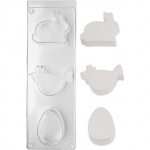 Moule - Rayher Hobby - 36071000 - Transparent - 3 unit&eacute;s - 35 x 10,5 x 3,3 cm
