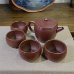 K&auml;sitsi valmistatud Yixingi lilla savi teeserviis t&auml;iskomplekt Jaapani teetseremoonia komplekt Majapidamiskann ja teetasside komplekt Teekannu kinkekarp