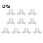 10 tk Madala Stressiga Treeningklambreid 90 Kraadi Taimevarre Treenerklambreid Mini Suurus Kerged Taimede Treeningklamber Aiat&ouml;&ouml;riistad valge