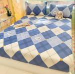 100% puuvillane voodilina + 2 tk padjap&uuml;&uuml;r t&uuml;drukute printsessiga voodilina poistele lastele multifilm &uuml;he kaheinimesevoodiga kodumadratsi kate 120cmx200cmx30cm