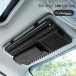 Multifunktsionaalne Auto P&auml;ikesesirmi Korraldaja : Prillid, Kaardid, Piletite ja Dokumentide Hoidja